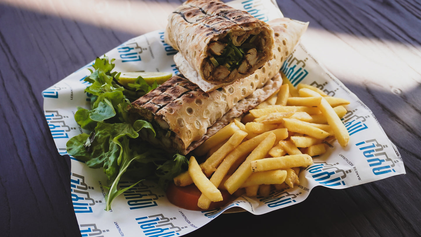 Chicken Shawarma Wrap Meal